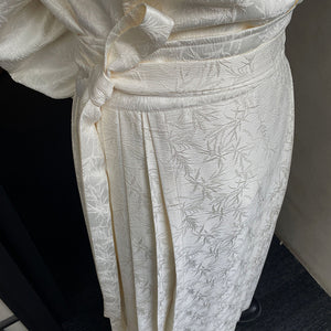 Retro Hanfu Jacquard Pleated Skirt