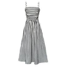 Load image into Gallery viewer, Striped Tube Top Suspender Dress
