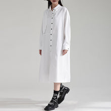 Load image into Gallery viewer, Single Breasted Shirt Collar Dress
