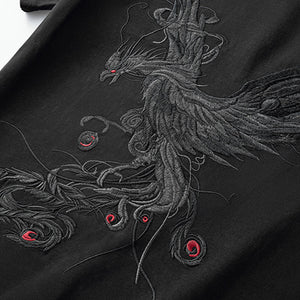 Phoenix Embroidered Short Sleeve T-Shirt