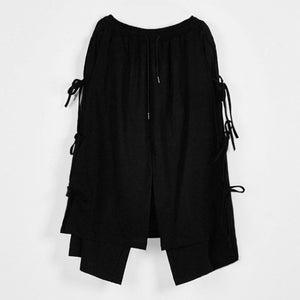 Wide Leg Streamer Casual Culottes