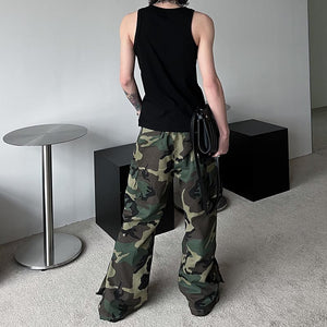 Metal Irregular Breasted Sleeveless Knit Vest