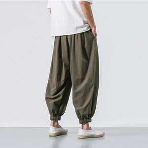 Cotton Linen Casual Pants