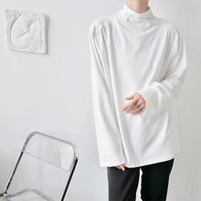 Load image into Gallery viewer, Autumn Simple Half Turtleneck Long Sleeve T-Shirt
