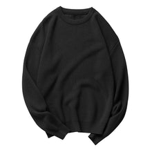 Load image into Gallery viewer, Solid Color Crew Neck Pullover Knitted Sweater
