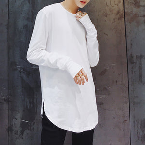 Long Sleeve Solid Color Bottoming Shirt