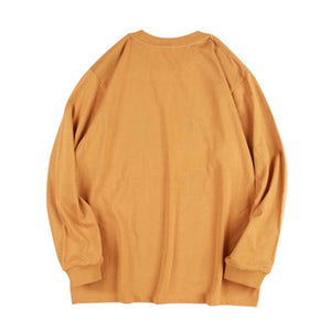 Simple Crew Neck Long Sleeve T-Shirt