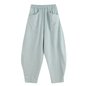 Simple Cotton Linen Harem Pants