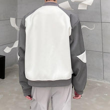 Load image into Gallery viewer, Paneled Baseball Collar Jacket
