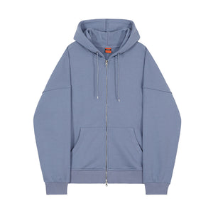 Cotton Loose Athleisure Hooded Jacket