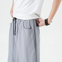 Load image into Gallery viewer, Loose Harem Stretch Cropped Wide Leg Pants
