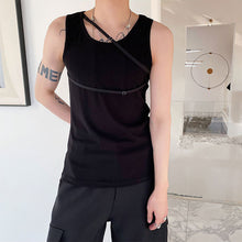 Load image into Gallery viewer, Irregular Straps Slim Fit Sleeveless Tank Top
