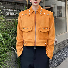 Load image into Gallery viewer, Studded Cropped Jacket
