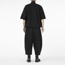 Load image into Gallery viewer, loose Panel Cropped Trousers
