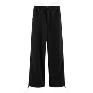 Drawstring Drape Cargo Pants