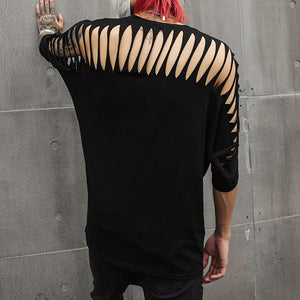 Cutout Half Sleeve T-Shirt