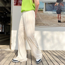 Load image into Gallery viewer, Thin Diamond Pattern Straight Leg Trousers
