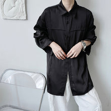 Load image into Gallery viewer, Simple Solid Color Square Neck Loose Shirt
