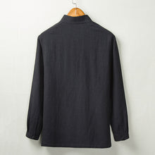 Load image into Gallery viewer, Linen Jacquard Long Sleeve Shirt
