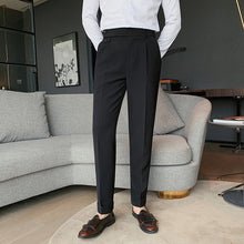 Load image into Gallery viewer, High Waisted Slim-fit Trousers
