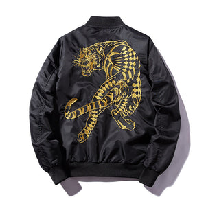 Embroidered Bomber Jacket