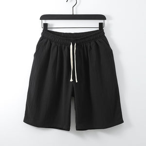 Retro Cotton Linen Shorts