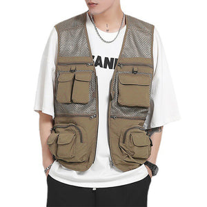 Multi-Pocket Mesh Vest