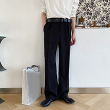 Load image into Gallery viewer, Draped Straight Casual Wide Leg Trousers
