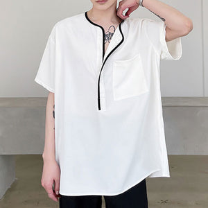 Round Neck Loose Shirt