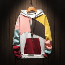 Load image into Gallery viewer, Contrast Patchwork Hoodie
