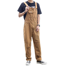 Load image into Gallery viewer, Loose Straight Leg Multi-Pocket Cargo Overalls
