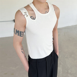 Slim Fit Sleeveless Pullover Tank Top