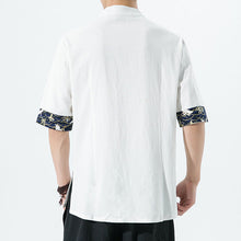 Load image into Gallery viewer, Retro Buttoned Cotton Linen Shirt
