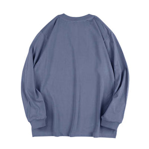 Simple Crew Neck Long Sleeve T-Shirt