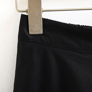 Irregular Ruffle Panel Skirt