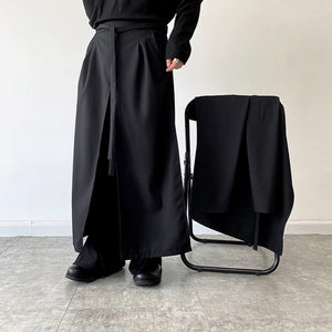 Irregular Layered Wide Leg Culottes