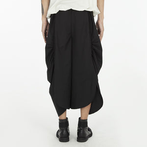 Wrinkled Loose Cropped Culottes