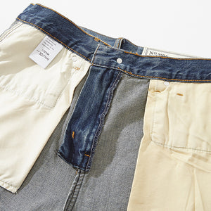 Japanese Light Color Straight Splashed Jeans