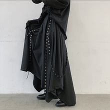 Load image into Gallery viewer, Webbing Irregular Oversized Wide-leg Culottes
