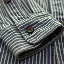 Load image into Gallery viewer, Retro Autumn Striped Shirt
