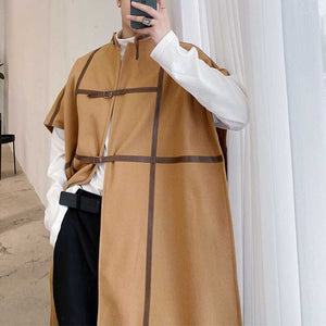 Mid Length Retro Cape Coat