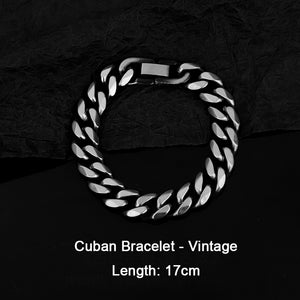 Titanium Steel Cuban Bracelet