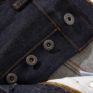 Japanese Retro Button Jeans