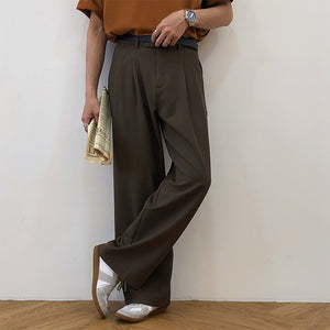 Straight Loose Wide-Leg Casual Pants