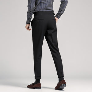 High Waist Slim Casual Suit Pants