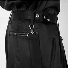 Load image into Gallery viewer, Black Draped Loose Wide Leg Pants
