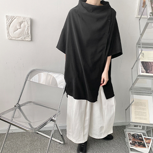 Asymmetric Design Loose Shirt