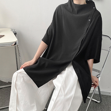 Load image into Gallery viewer, Asymmetric Design Loose Shirt
