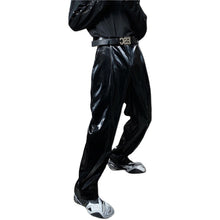 Load image into Gallery viewer, Punk Shiny Faux Leather Slacks
