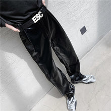 Load image into Gallery viewer, Punk Shiny Faux Leather Slacks
